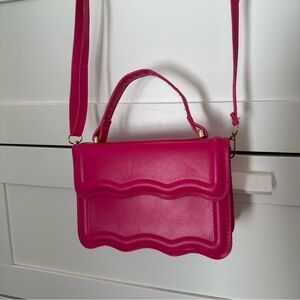 Pink Scalloped Purse